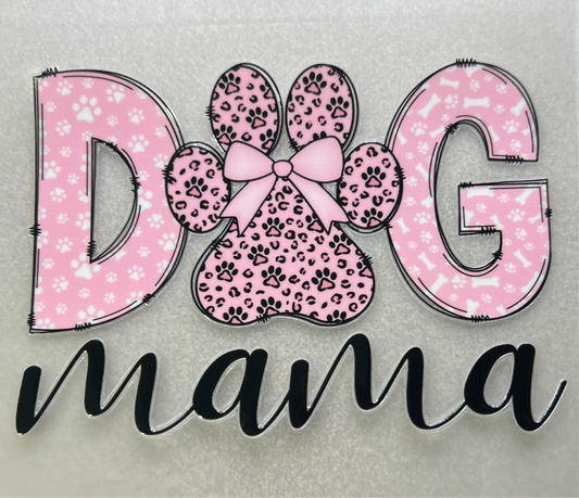 Dog Mama paw with bow✔️