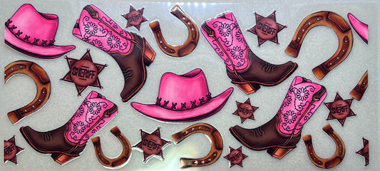 Hot pink Boots & Hats