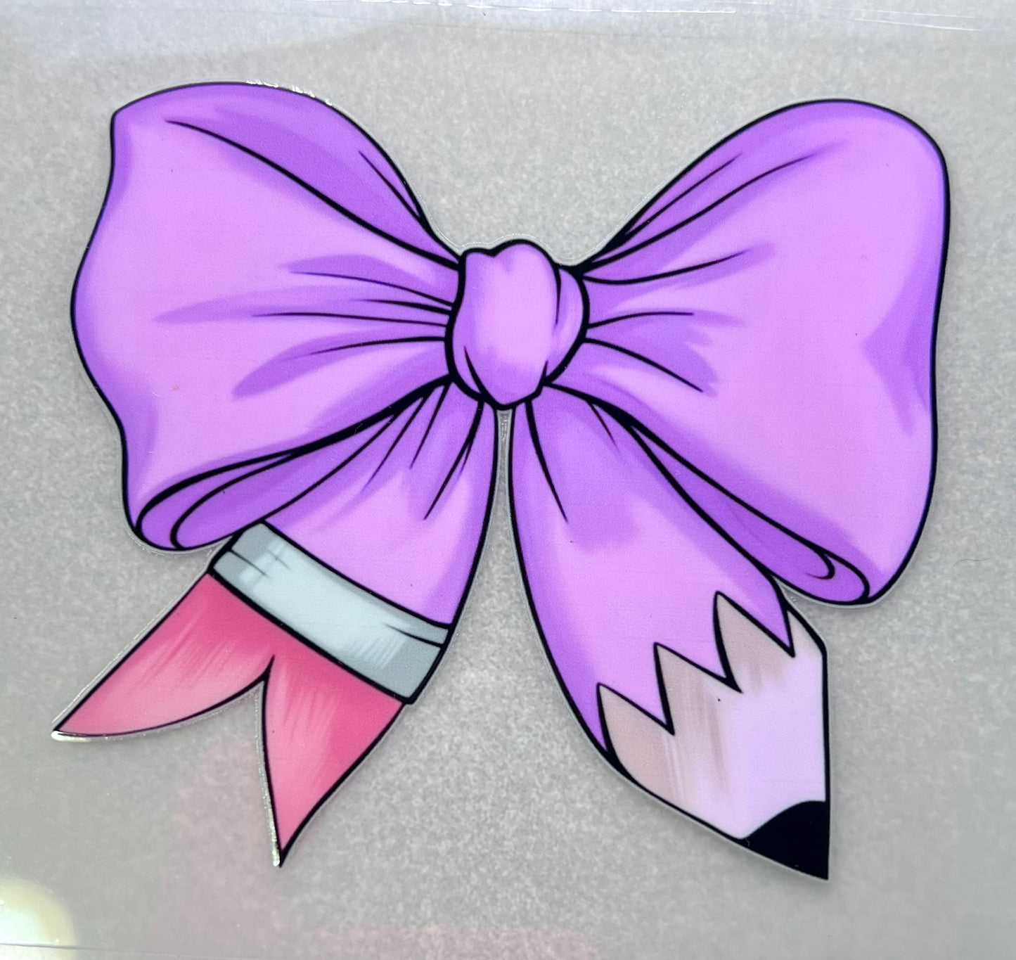 Purple Pencil Bow✔️