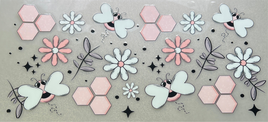 Pink bumble bees