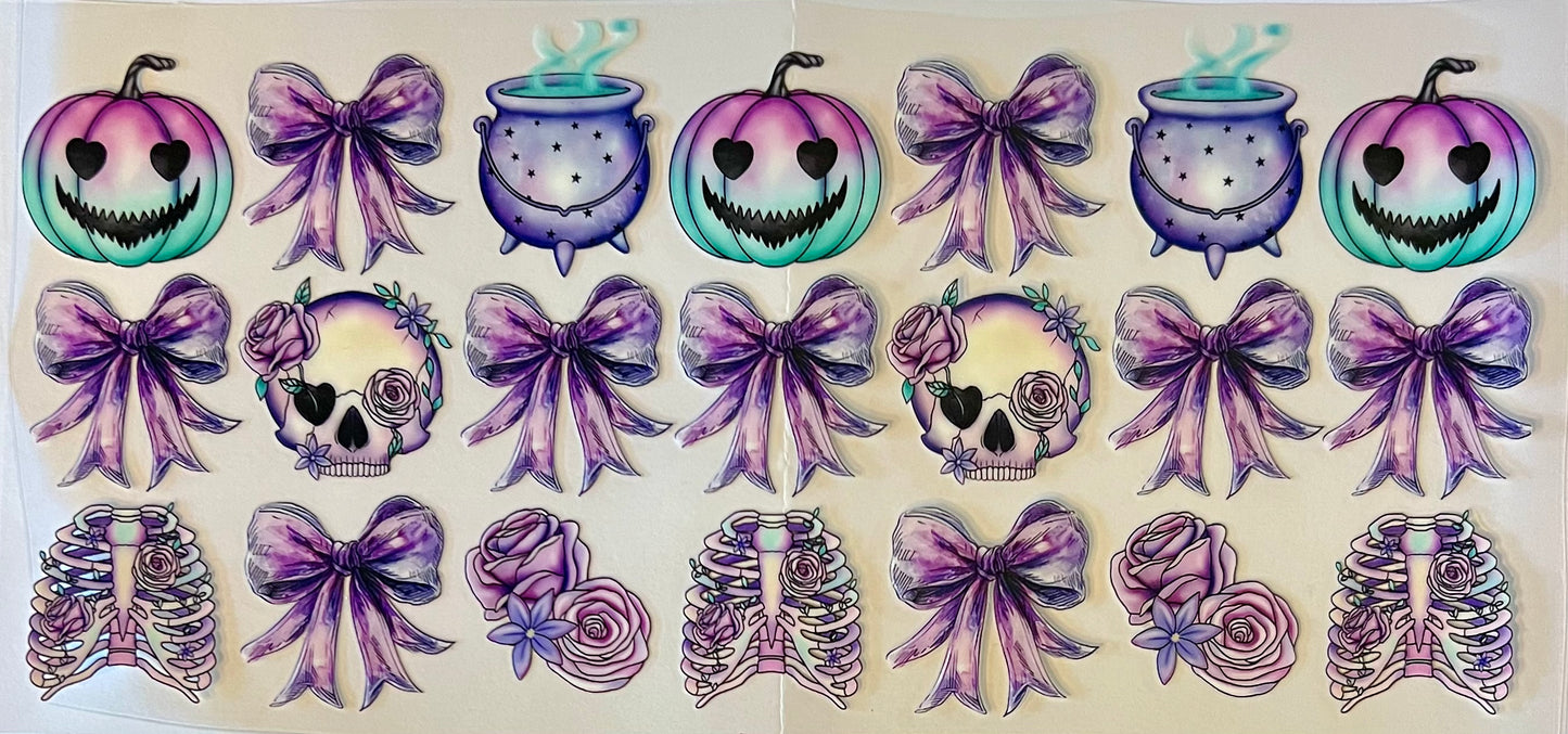 Tie-dyed pumpkins