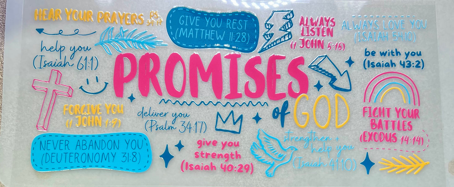 PROMISES OF GOD - color print✔️
