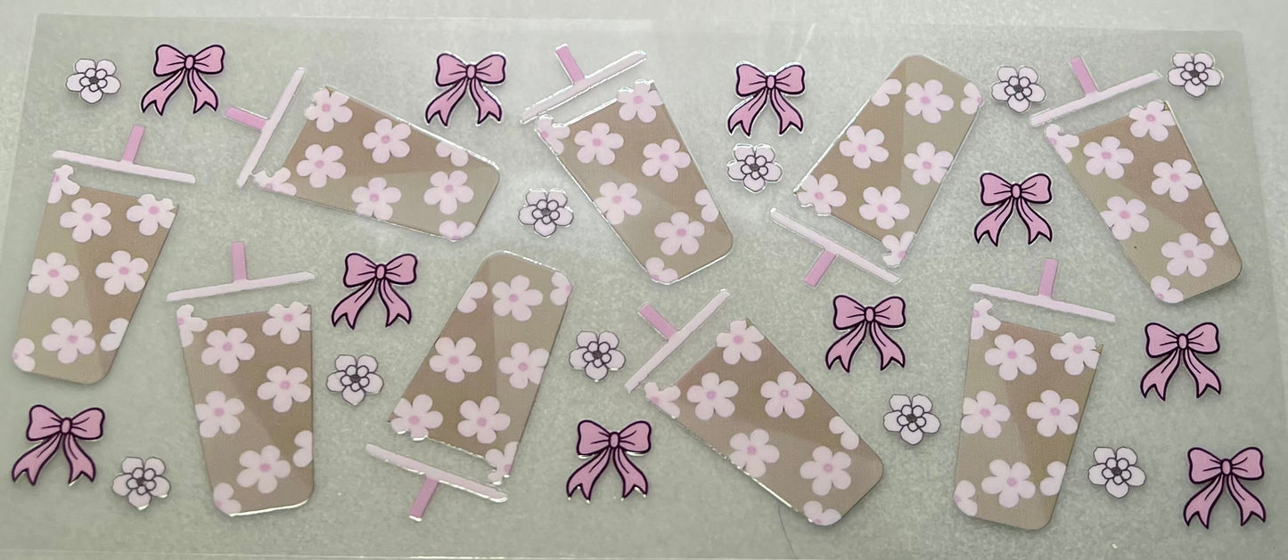 Coffee Flowers Bows