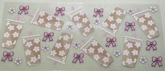 Coffee Flowers Bows