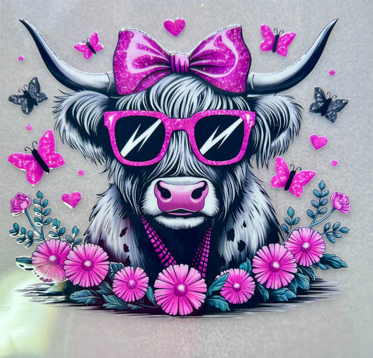 COW - Pink Bow & Shades✔️