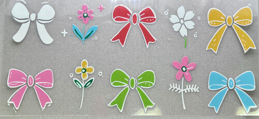 Simple Bows & Flowers Wrap