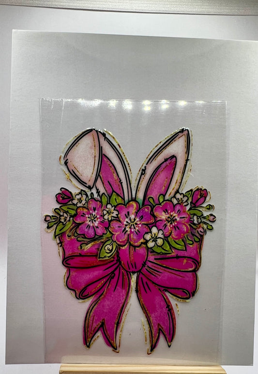 Bunny floral bow