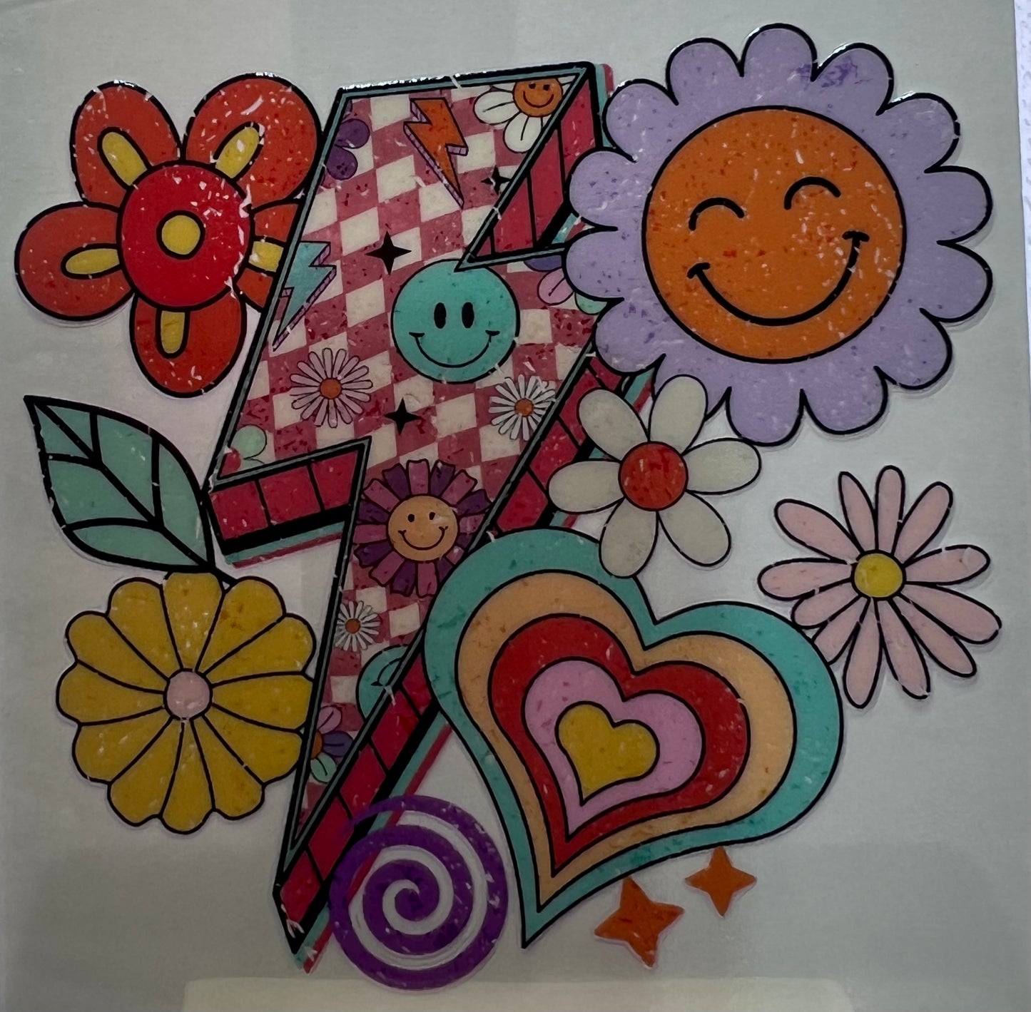 Smile/flower/heart Decal