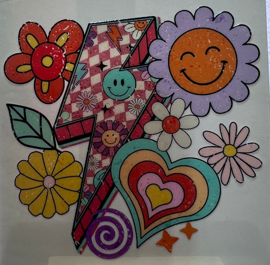 Smile/flower/heart Decal