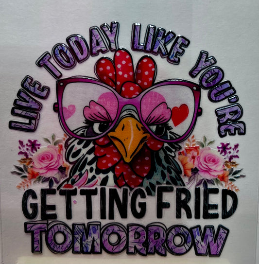 Getting fried Decal