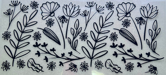 Generic floral outline Wrap