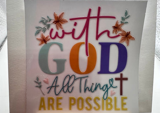 With God…possible