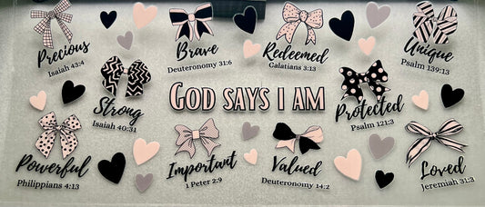GOD SAYS I AM…