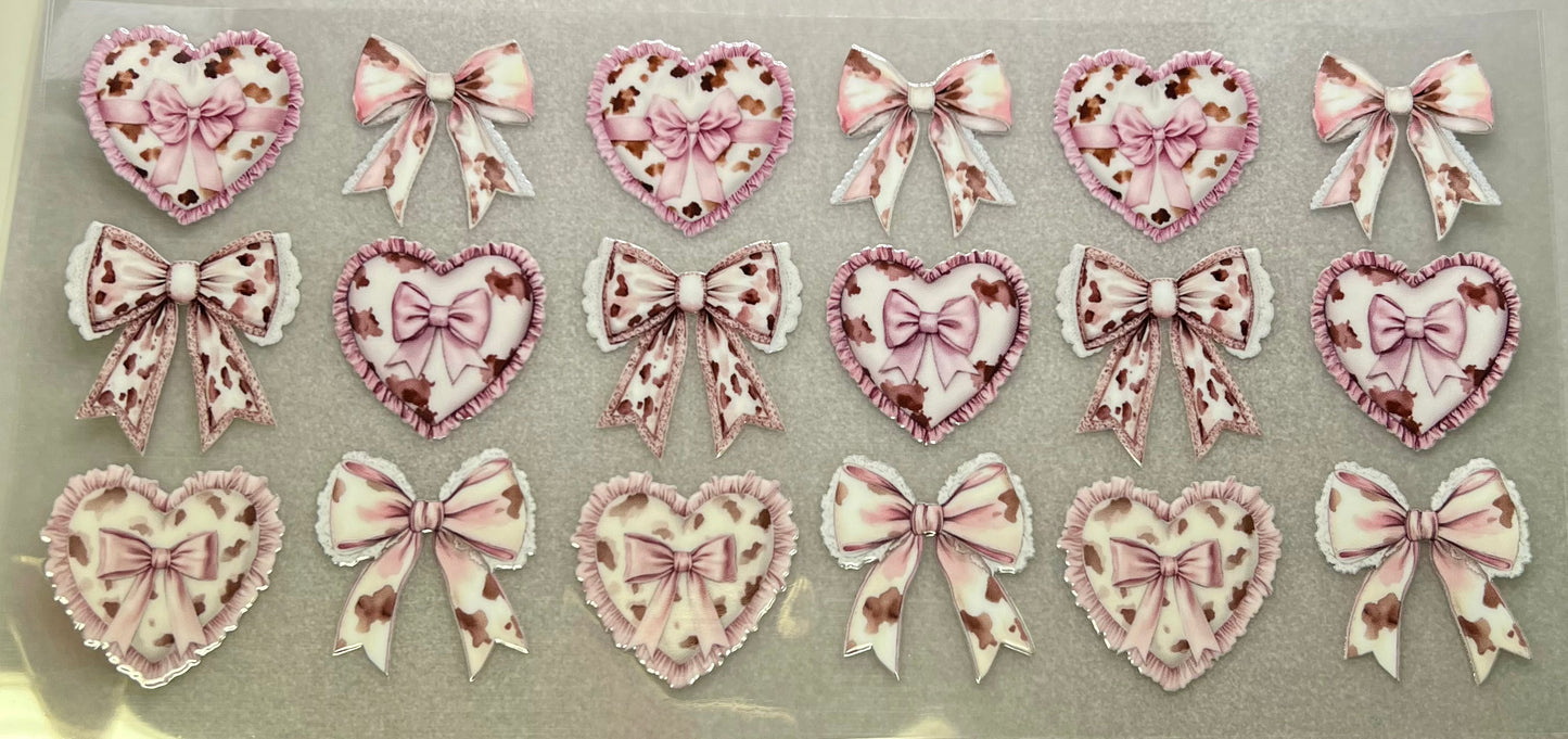 Frilly Bows & Hearts Wrap