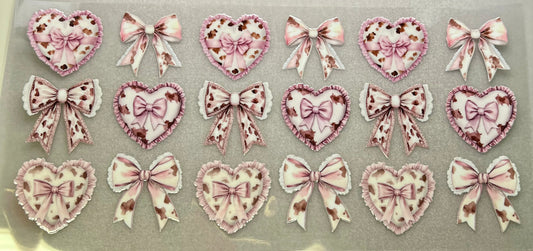Frilly Bows & Hearts Wrap