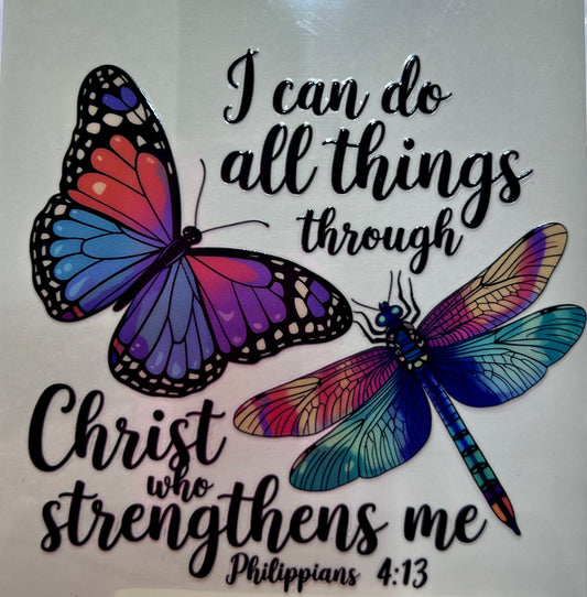 I can Do All Things…Decal