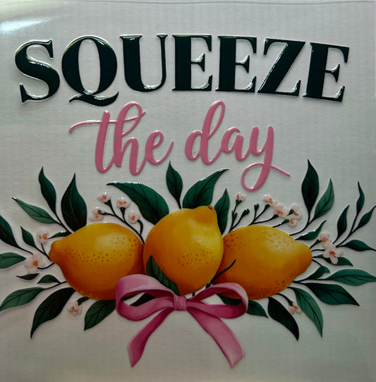 Squeeze the Day Decal