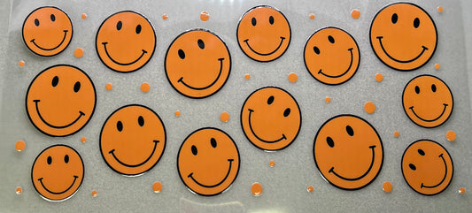 Orange smileys Wrap