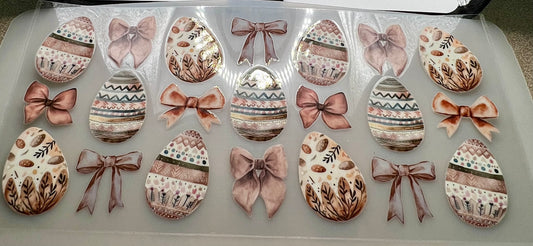 Boho Easter eggs