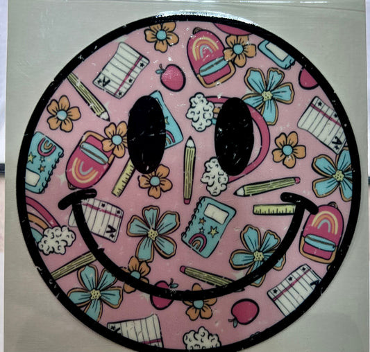 Smiley with Medical Supplies 4 in Decal